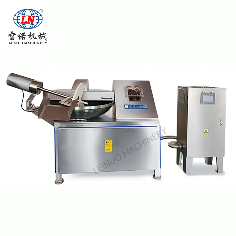 ZB-125 high speed chopping machine 3000 RPM automatic temperature control sausage balls processing efficient equipment - Bowl Cutter - foodmachtech